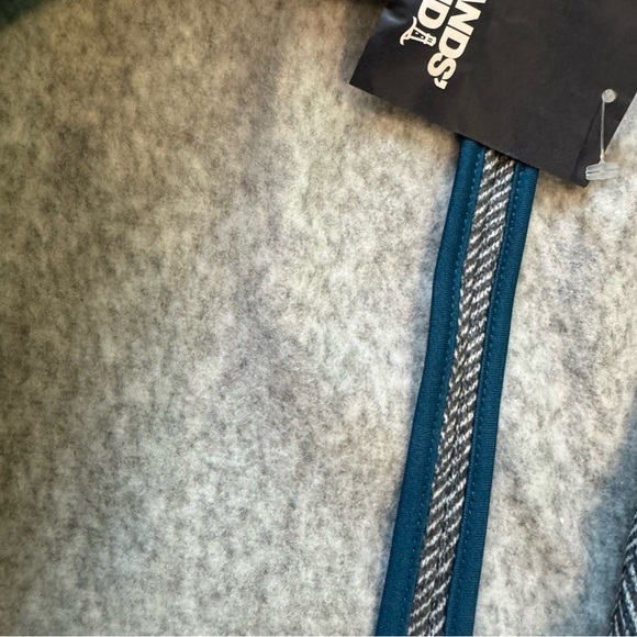 Lands’ End Women's One Button Blazer Jacket Chevron Fleece 2X - Picture 7 of 8